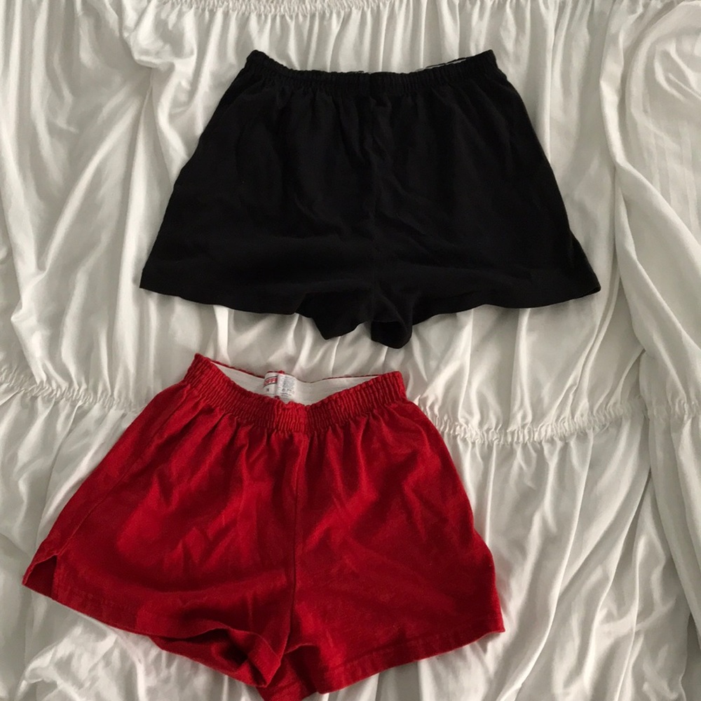 2 pairs of soffe shorts